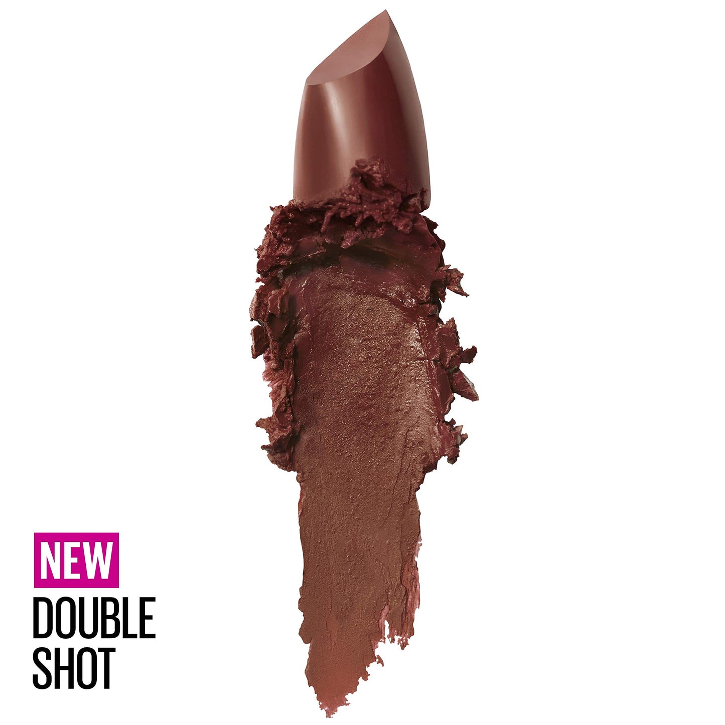 Maybelline Color Sensational Lipstick, Lip Makeup, Cream Finish, Hydrating Lipstick, Nude, Pink, Red, Plum Lip Color, Double Shot, 0.15 oz; (Packaging