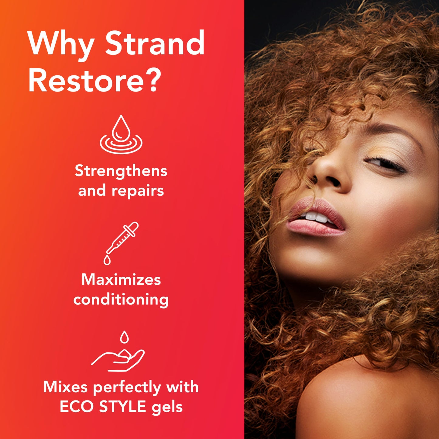 Eco Style Gel Para Cabello Gel Booster Strand Restore