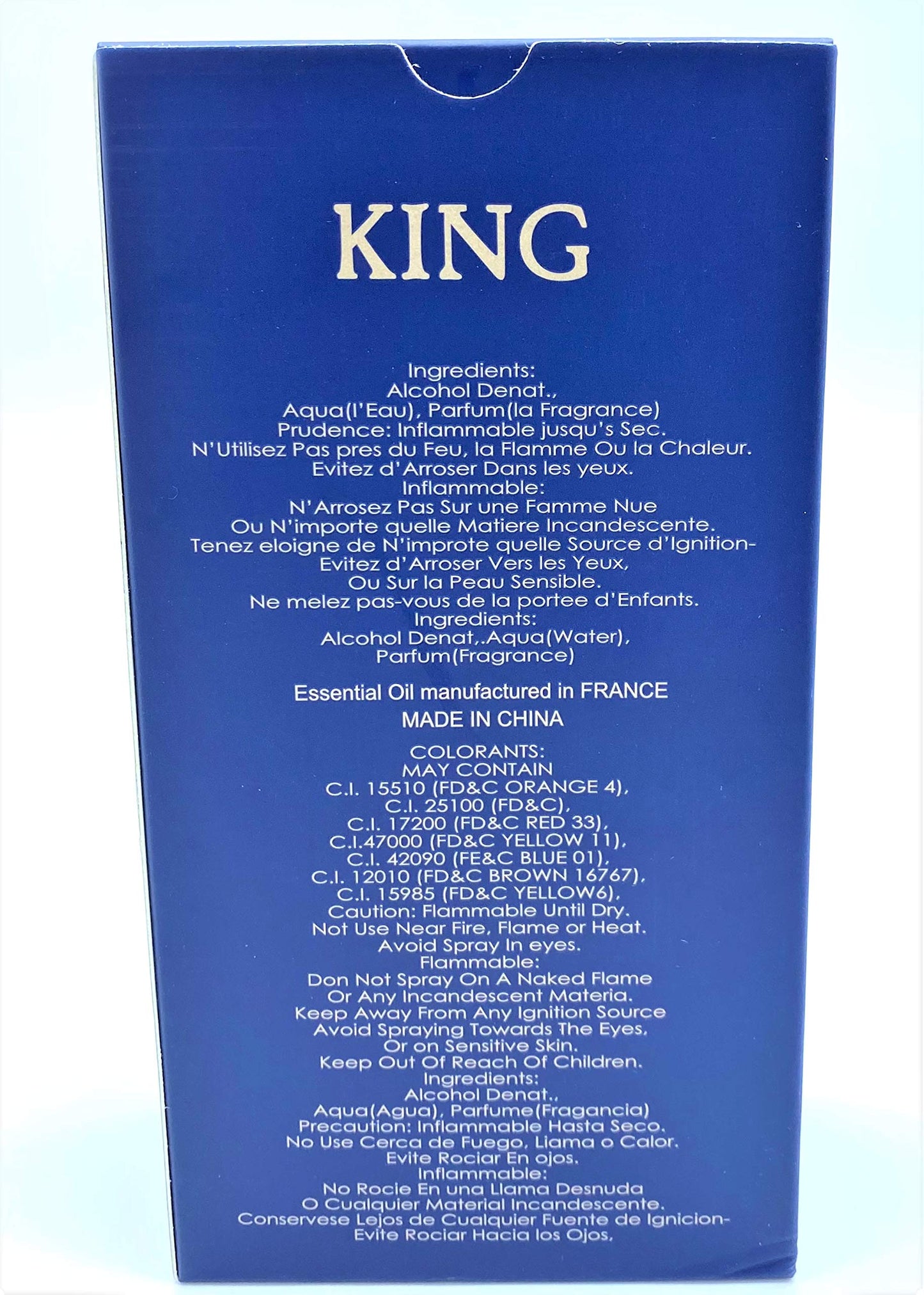 Secret Plus King, Fragrance for Men, 3.4 Oz -100 ml/Eau De Parfum Natural Spray Vaporizateur Beauty & Personal Care Secret Plus