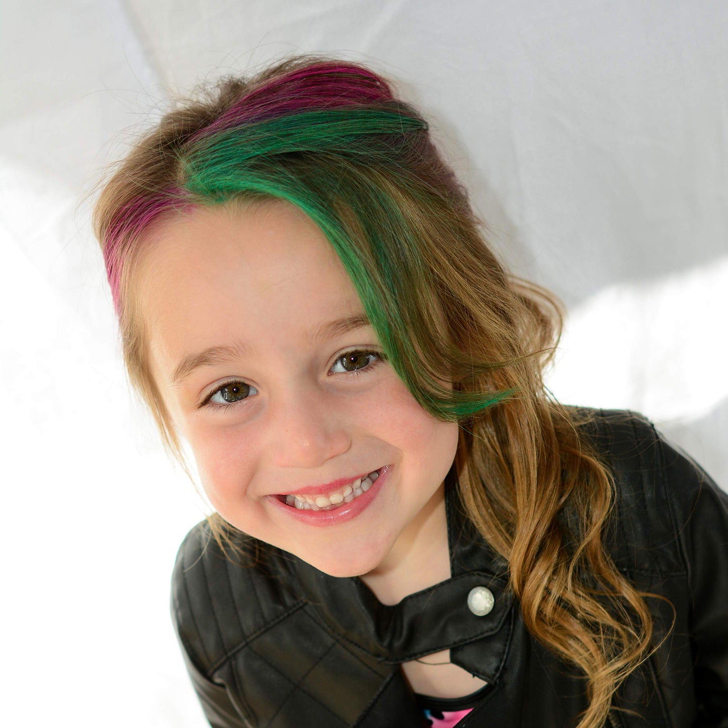 Colorme Temporary Hair Color, Hair Chalk alternative 3PK (Red, Emerald, Raspberry)