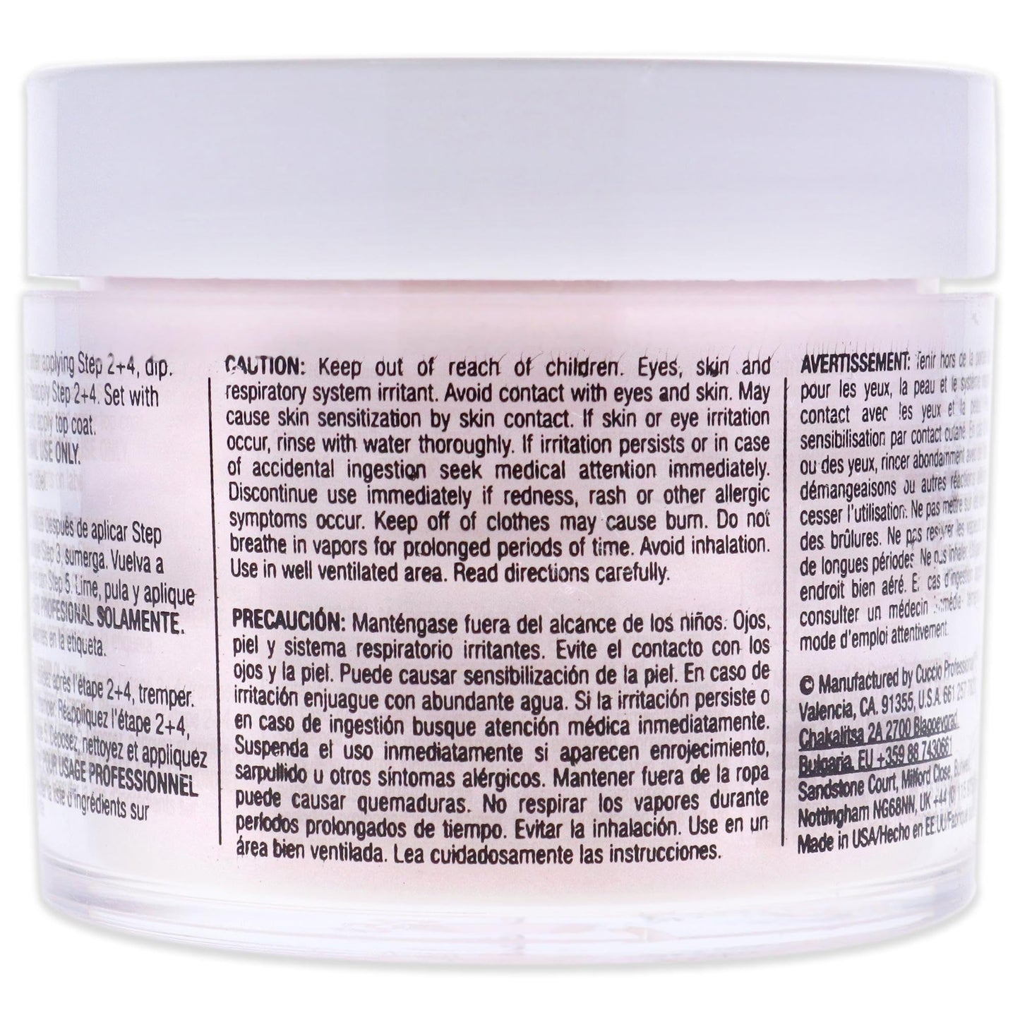 Pro Powder Polish Nail Colour Dip System - Pier Pressure by Cuccio Colour for Women - 1.6 oz Nail Powder Beauty & Personal Care Cuccio