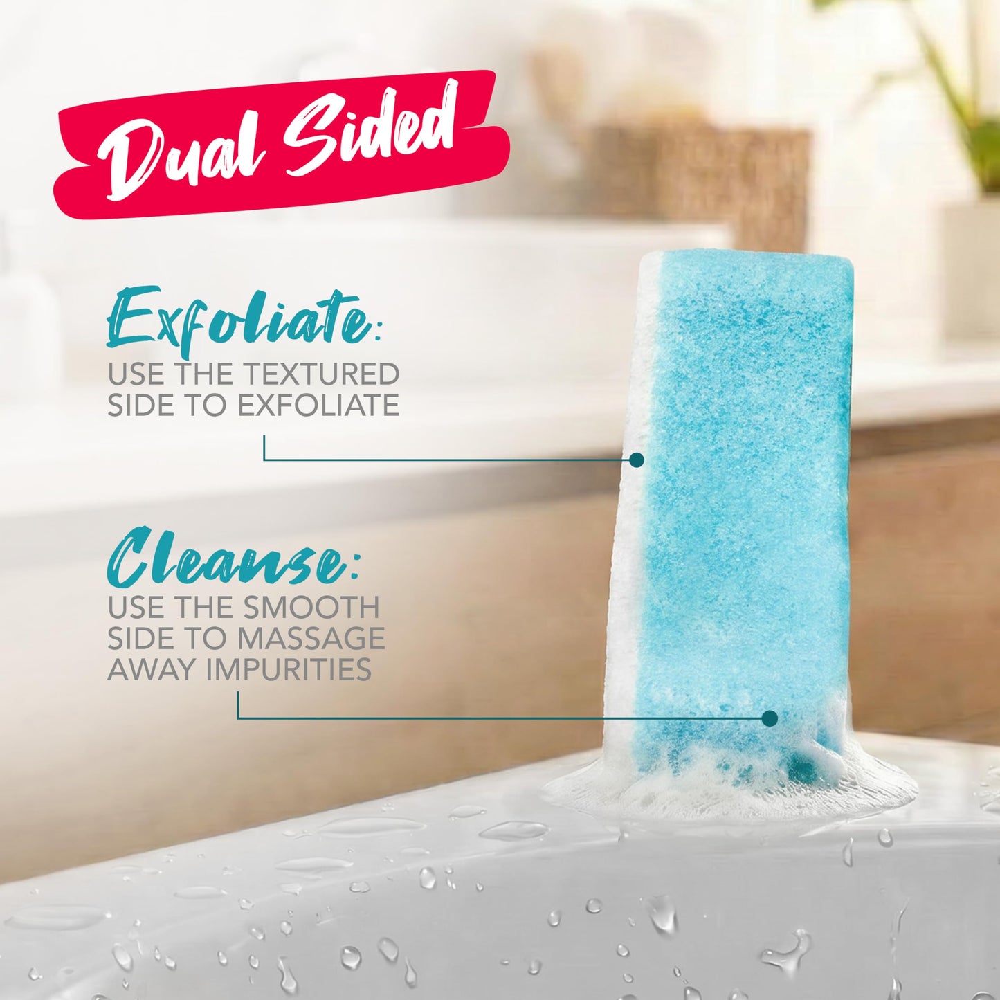 Spongeables Body Wash in a 20+ Wash Sponge, Sea Salt, 3 Count Beauty & Personal Care Spongeables