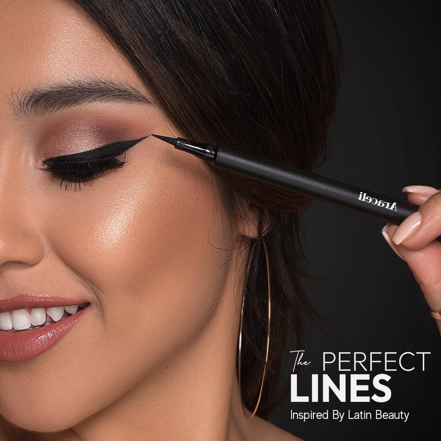 Aracelli Beauty Water Resistant Long-Lasting Eyeliner Pen - Precision Liquid Eye Liner with Smudge-Proof Formula - Easy Glide & Quick Dry - Perfect…