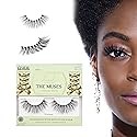 KISS The Muses, False Eyelashes, 'Empress', 16mm, Includes 1 Pair, Easy to Apply, Reusable Lash Clusters