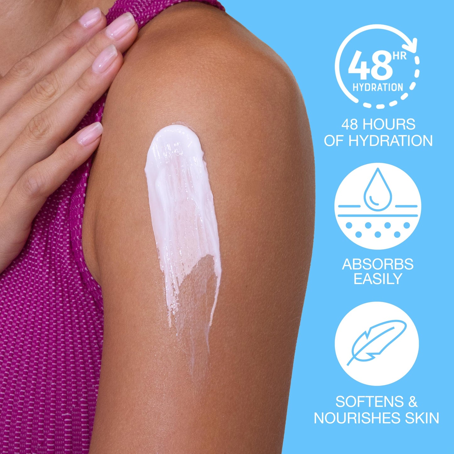 Hempz Magnesium Body Lotion for Sleep & Relaxation, Hydrating Lotion with Arnica, Electrolytes & Shea Butter, Calming Nighttime Moisturizer for Muscle