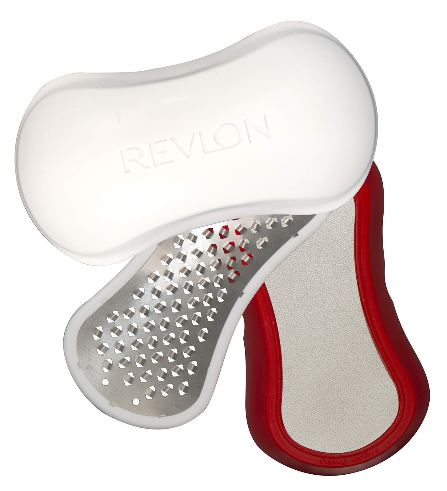 Revlon Pedicure Kit, PediExpert Foot File, Callus Remaover & Nail Clipper, Nail Care Tools, Easy to Use, Stainless Steel, 3 Piece Set