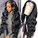13x4 Body Wave Lace Front Wigs Human Hair Pre Plucked 200% Density HD Lace Frontal Wigs Human Hair 100% Real Human Hair Wigs No Synthetic Blend No