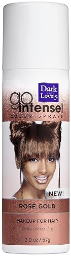 SoftSheen-Carson Dark and Lovely, Go Intense Rose Gold Color Spray for Vibrant, Instant Hue on Natural and Relaxed Hair