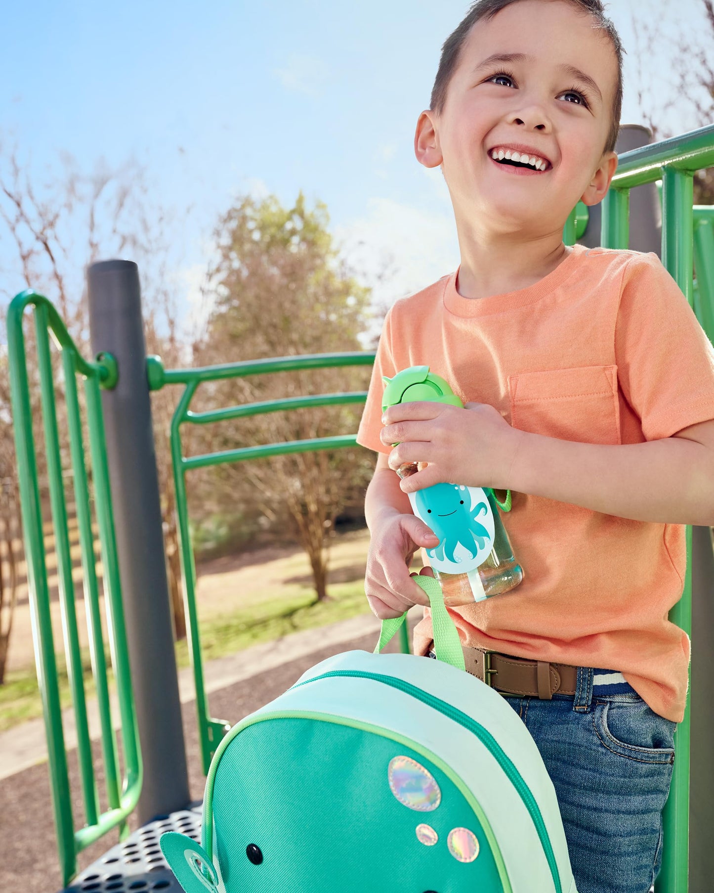 Skip Hop Little Kid's Backpack, 12 inches, 3 years+, Zoo Octopus