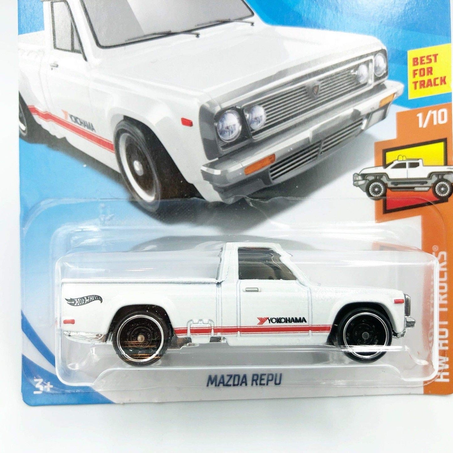 Hot Wheels 2018 50th Anniversary HW Hot Trucks Mazda Repu 204/365, White