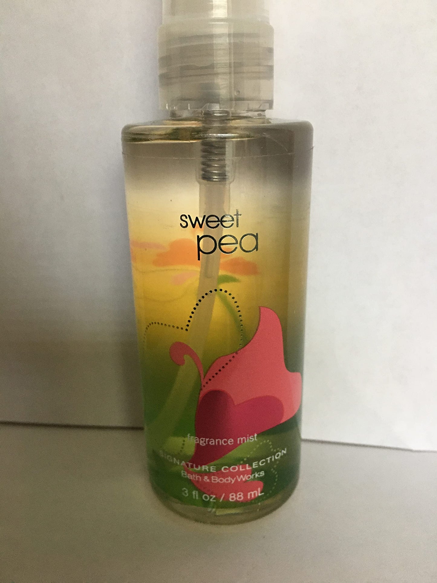 Bath & Body Works Travel Size Sweet Pea Fragrance Mist (3 fl oz)