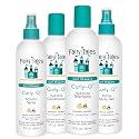 Fairy Tales Curly Q Hydrating Kids Shampoo 12oz, Conditioner 8oz, Styling Spray Gel 8oz & Refresher Spray 8oz - Paraben, Sulfate, Gluten & Nut Free