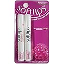 Softlips Lip Protectant sunscreen SPF 20, Raspberry with Green Tea Extract 2 ea