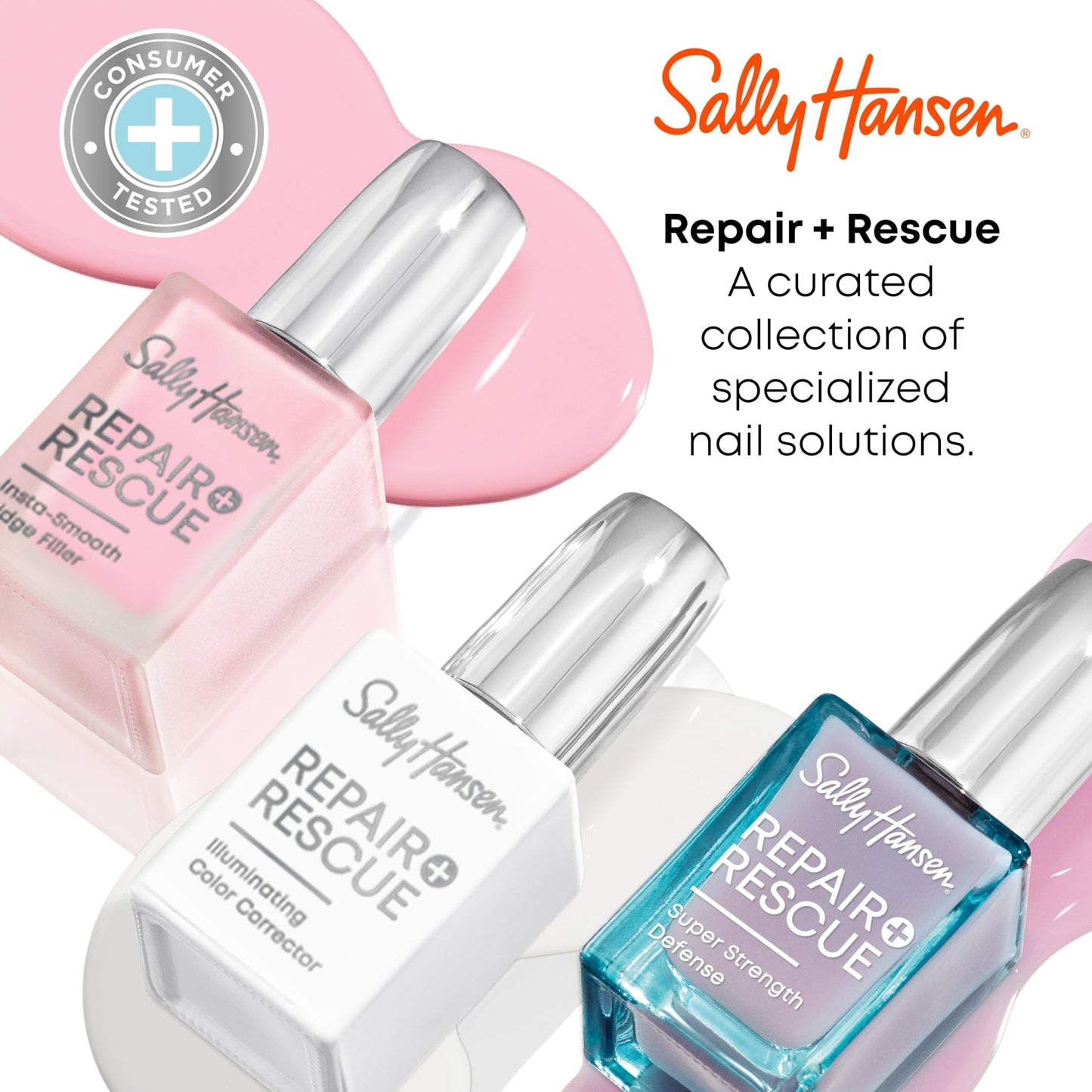 Sally Hansen Nail Treatment Repair + Rescue Super Strength Defense | Nail Strengthener | Fortifies Weak Nails & Delivers Stronger Nails in 1 Week Beauty and Personal Care Sally Hansen