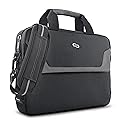 Solo New York Briefcase - Laptop Carrying Bag for Women & Men, Brief for Travel & Work, Full Length Front Pocket, Adjustable Shoulder Strap, Fits 14"