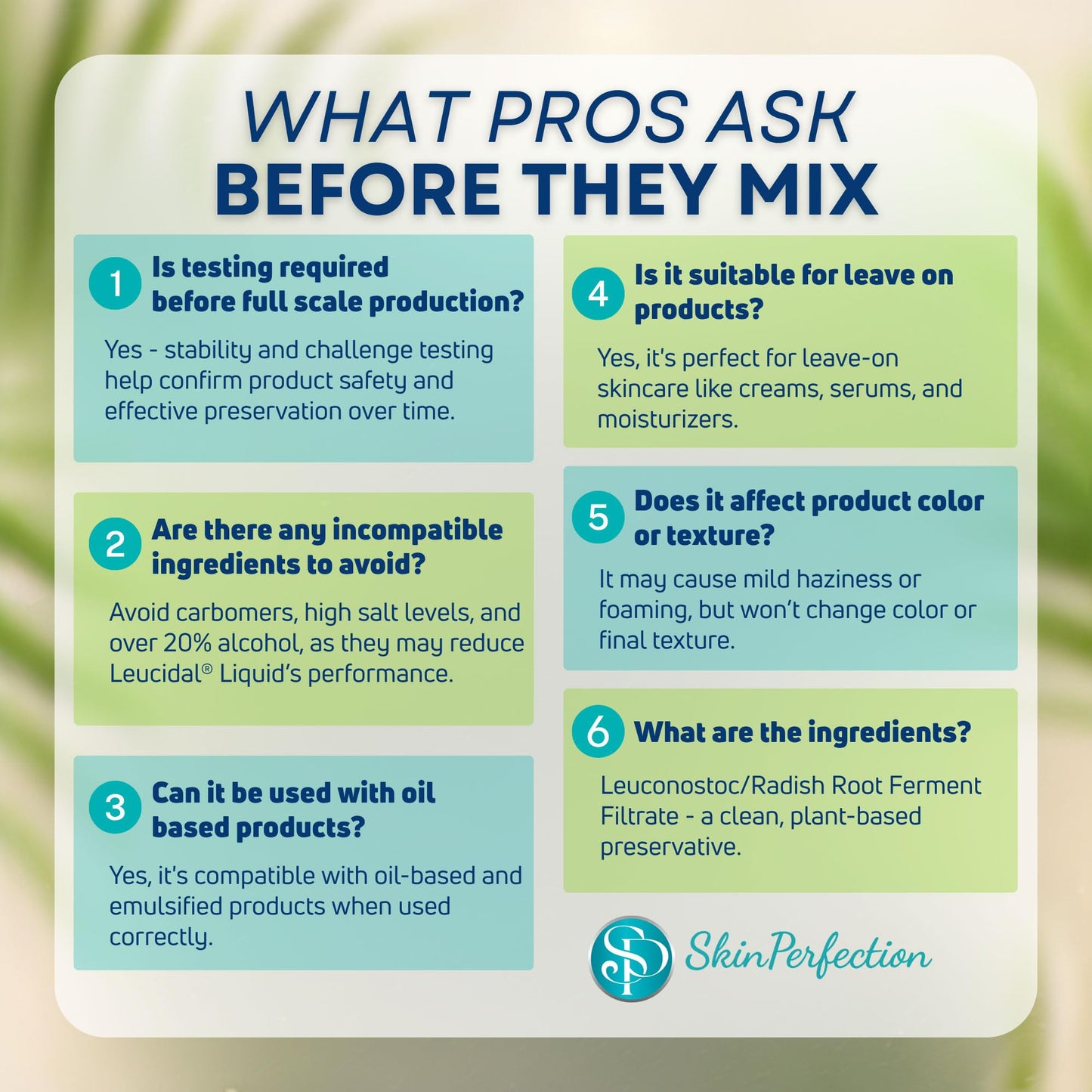 Skin Perfection Leucidal Liquid - Natural Preservative for Lotion Making - DIY Lotion Making Supplies Natural Preservatives for Cosmetics