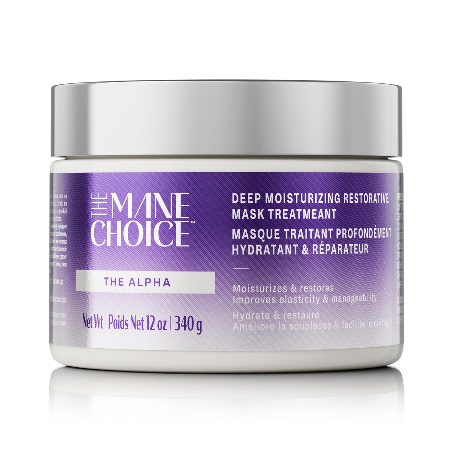 The Mane Choice The Alpha Hair Mask, Green Tea & Carrot Mask Treatment, 12 oz, Deep Moisturizing & Restorative, Anti Frizz, Helps Restore Dry