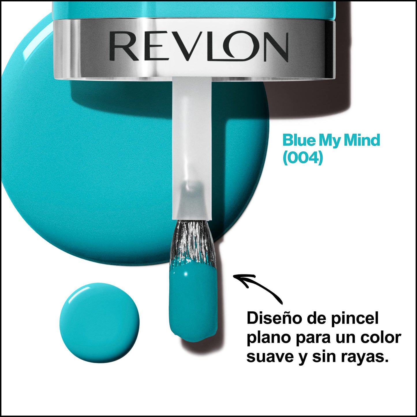 REVLON Ultra HD Snap Nail Color, Natural Rich Glossy Polish, 100% Vegan Formula, No Base or Top Coat Needed, 004 Blue My Mind, 0.27 fl oz