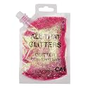 Hair and Body Glitter Bag Pouch Holographic Cosmetic Grade Glamour 90ml, Pink