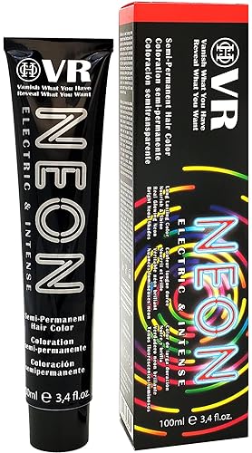 Cocohoney VR Neon Color Electric & Intense Semi-Permanant Hair Color for Bleach Level "9"| Vegan and Cruelty-Free | Long Lasting Color | Nourish