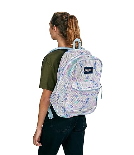 JanSport Mesh Pack - See Through Backpack Ideal for Class or Beach Outtings, Mystic Floral