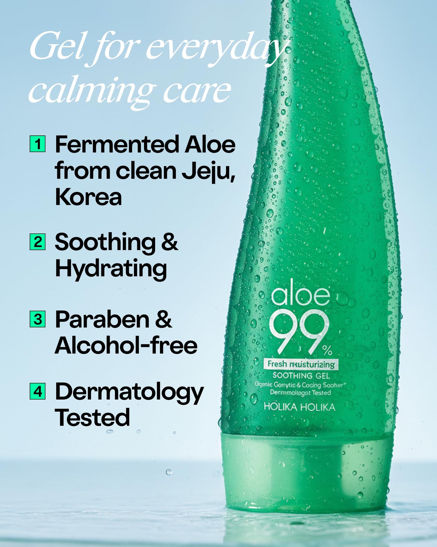 Holika Holika 99% Aloe Soothing Gel, 8.5 Ounce