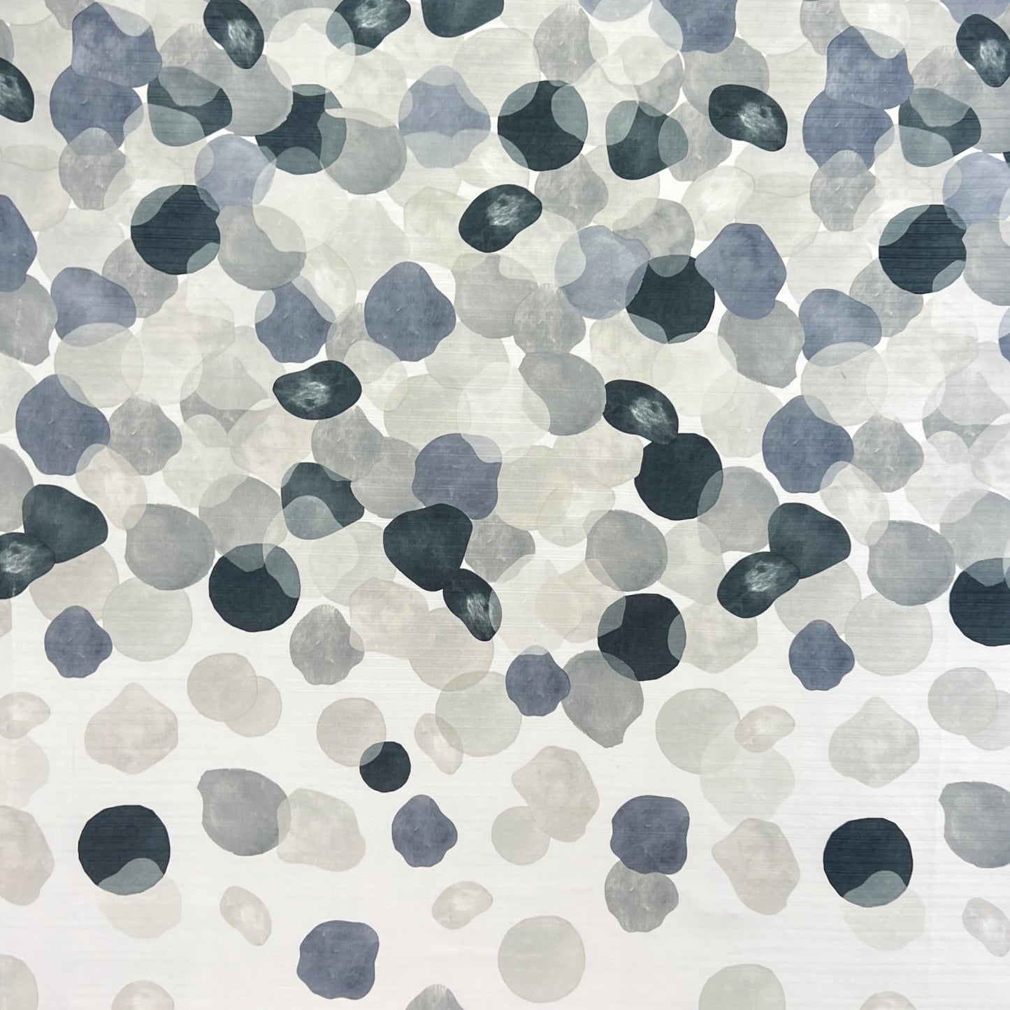 Serafina Home Modern Black Fabric Shower Curtain for Bathroom: Cascading Water Splash Pattern of Charcoal, Black, Light Grey and White