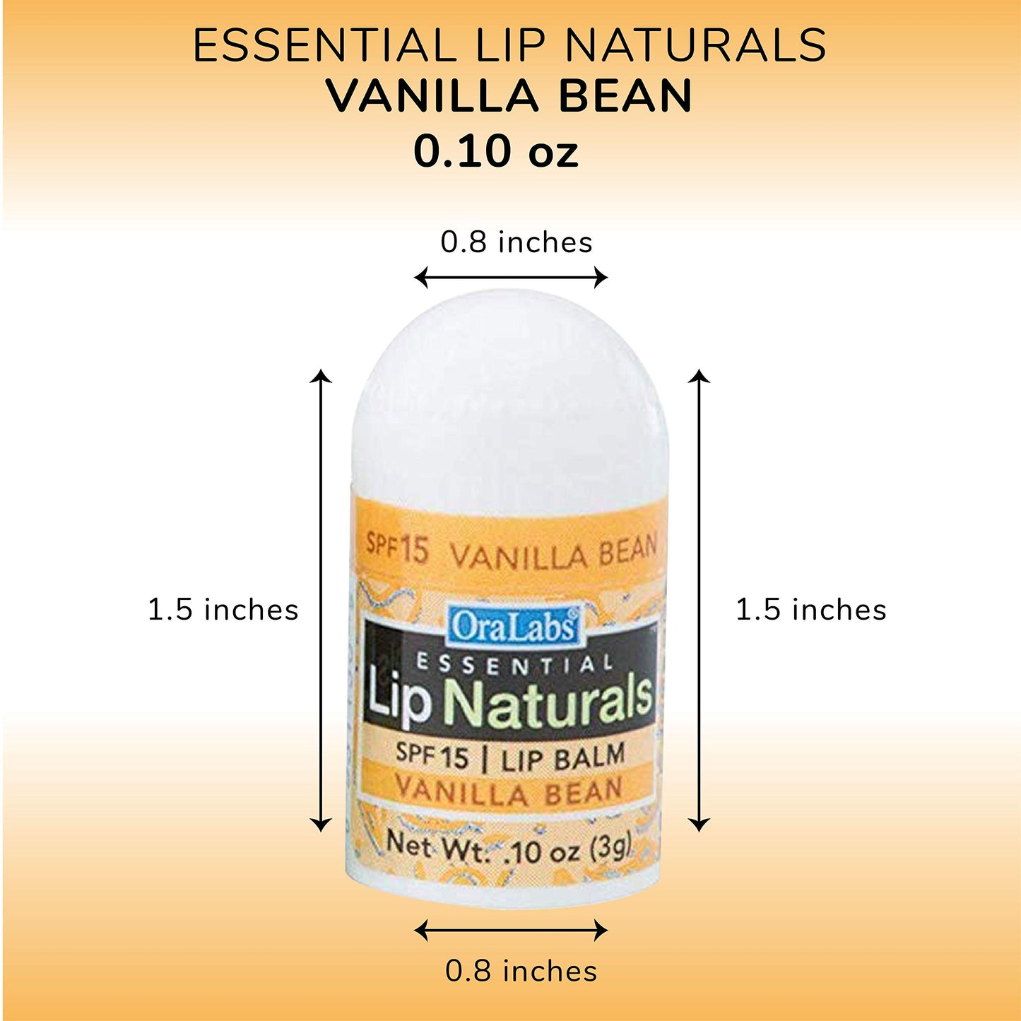 Lip Naturals Mini Lip Balm with SPF 15 Sunscreen, 12 Count Pack, Cherry, Tea Tree Mint & Vanilla Bean Flavors, Made in USA, 0.10oz Each
