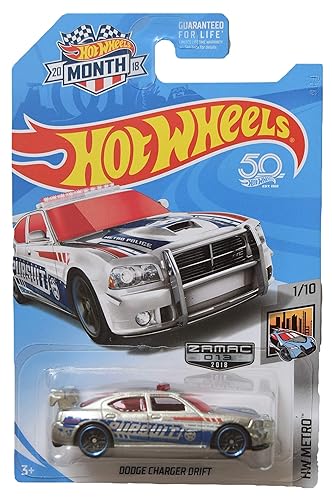 Hot Wheels Metro 1/10, zamac Dodge Charger Drift (2018 Month Card)