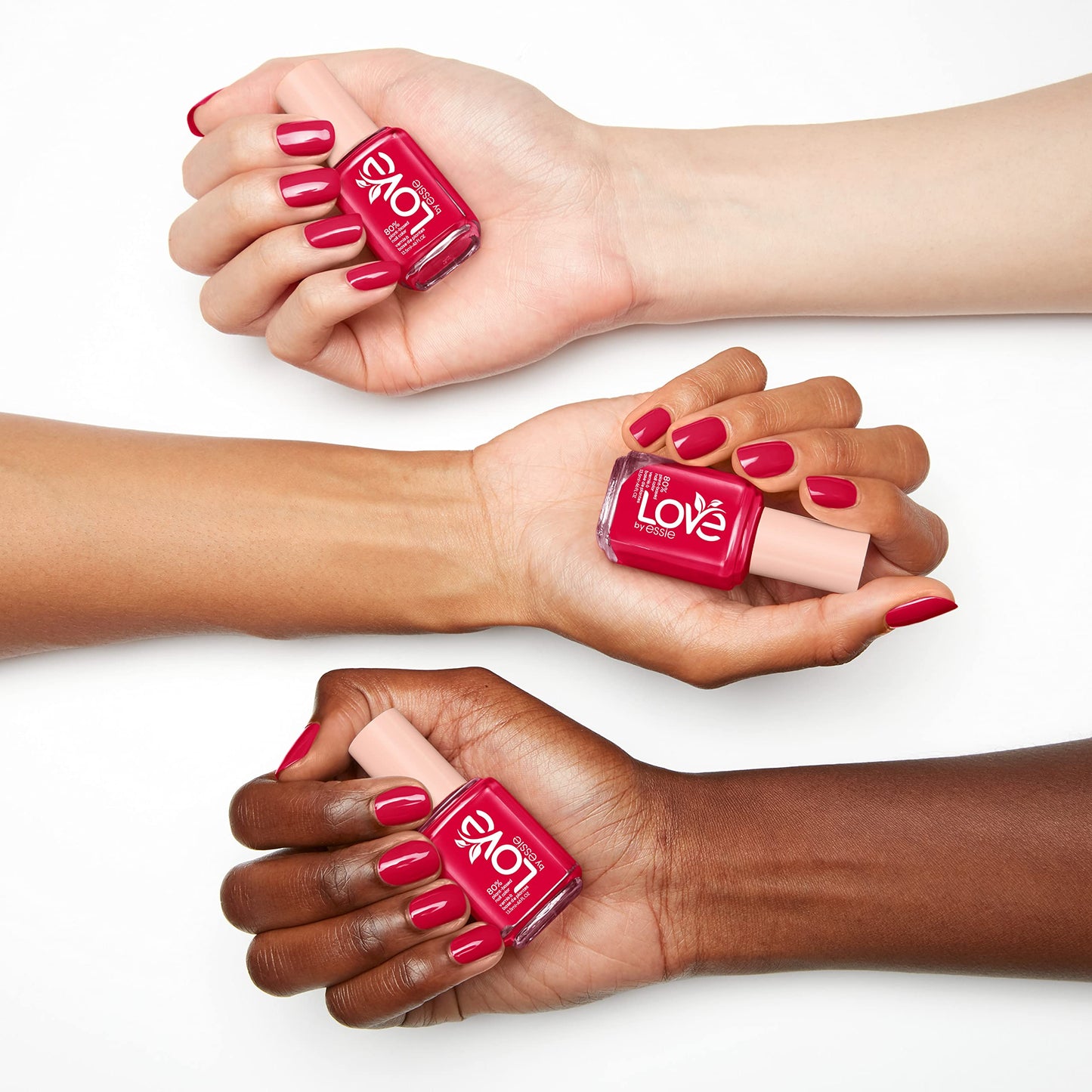 LOVE by essie Nail Polish, 80% Plant-based, Salon-Quality, Vegan, Ruby Red, I Am The Spark, 0.46 Fl Oz Beauty & Personal Care essie