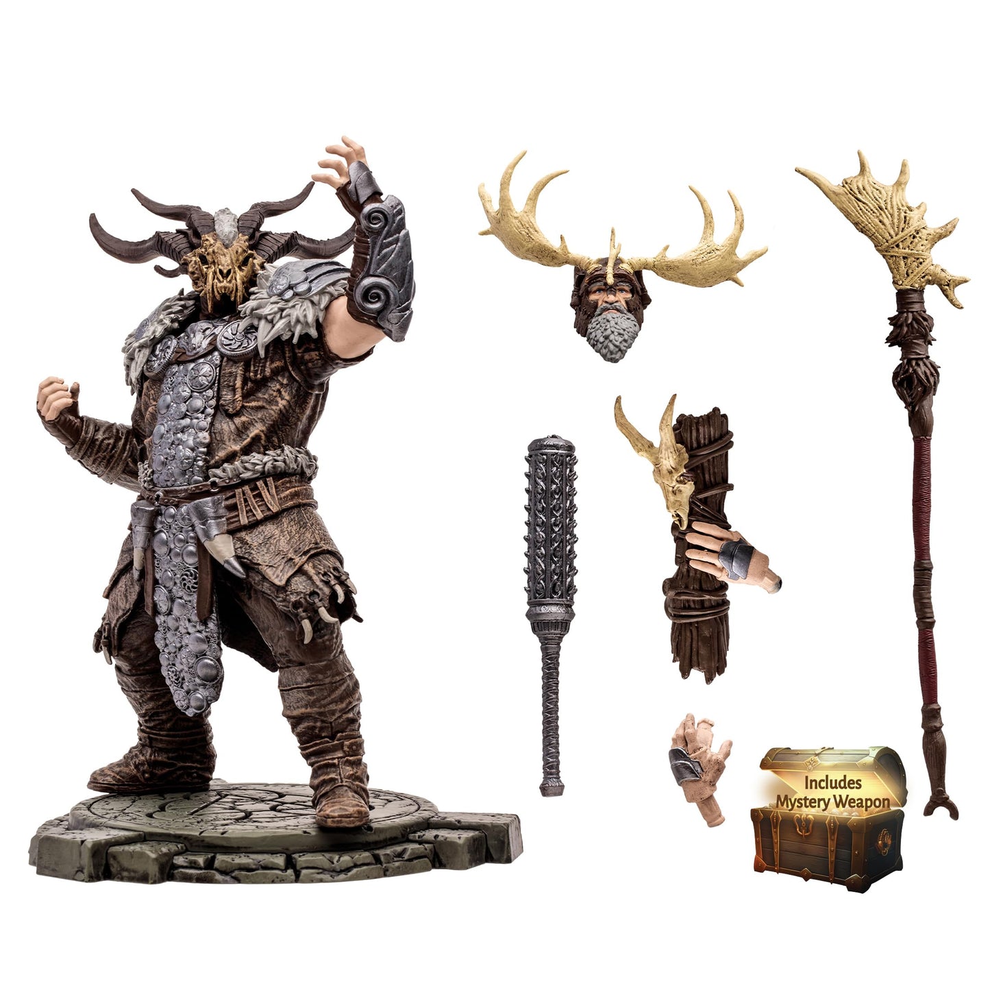 McFarlane Toys - Diablo IV Landslide Druid (Common) 1:12 Scale Posed Figure