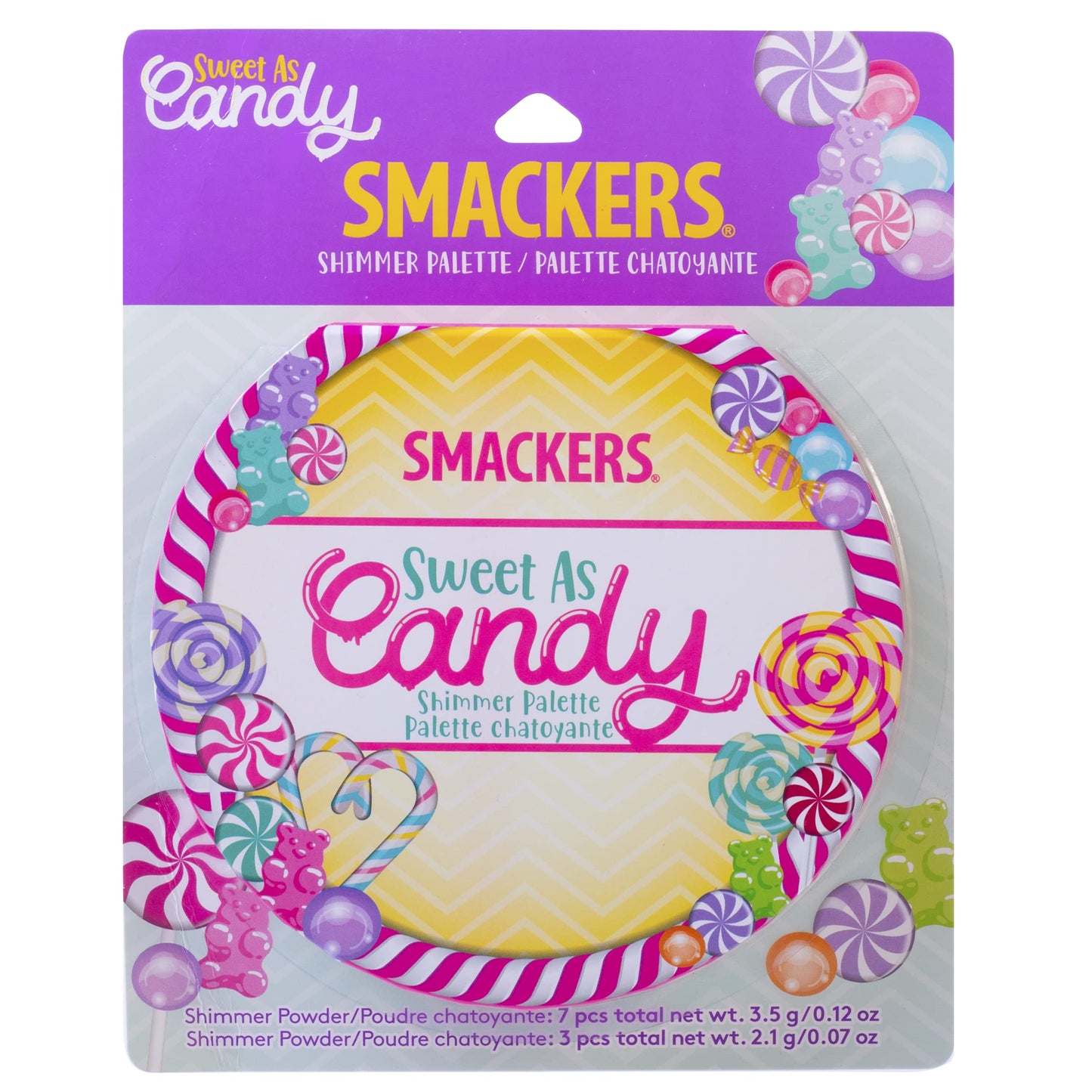 Lip Smacker Sparkle & Shine Eyeshadow Makeup Palette, Sweet as Candy Shimmer | Christmas Make Up Collection | Holiday Present | Gift for Girls Beauty and Personal Care Lip Smacker