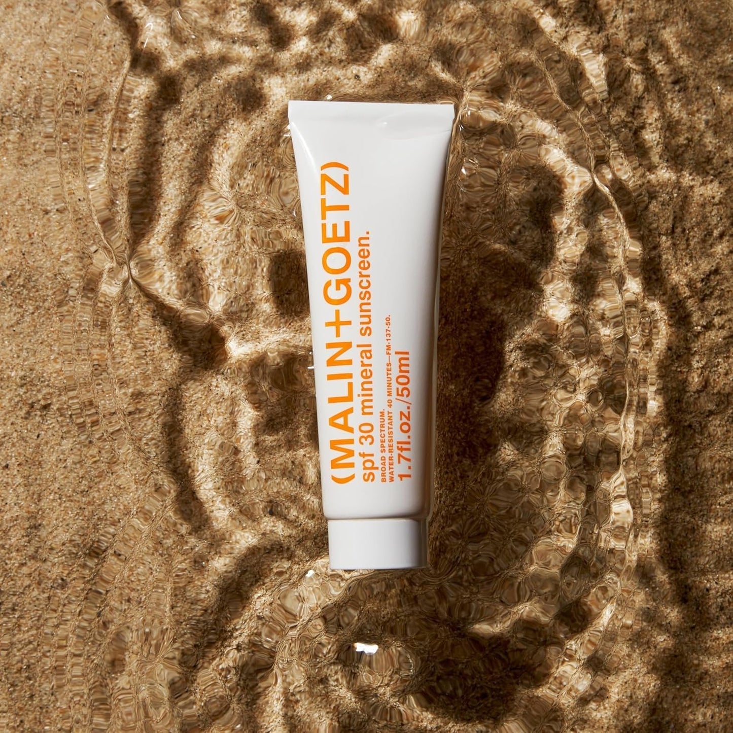 MALIN+GOETZ SPF 30 Mineral Sunscreen | Face & Body Broad Spectrum Sun Protection with Zinc Oxide, Titanium Dioxide, Shea Butter | Hydrating