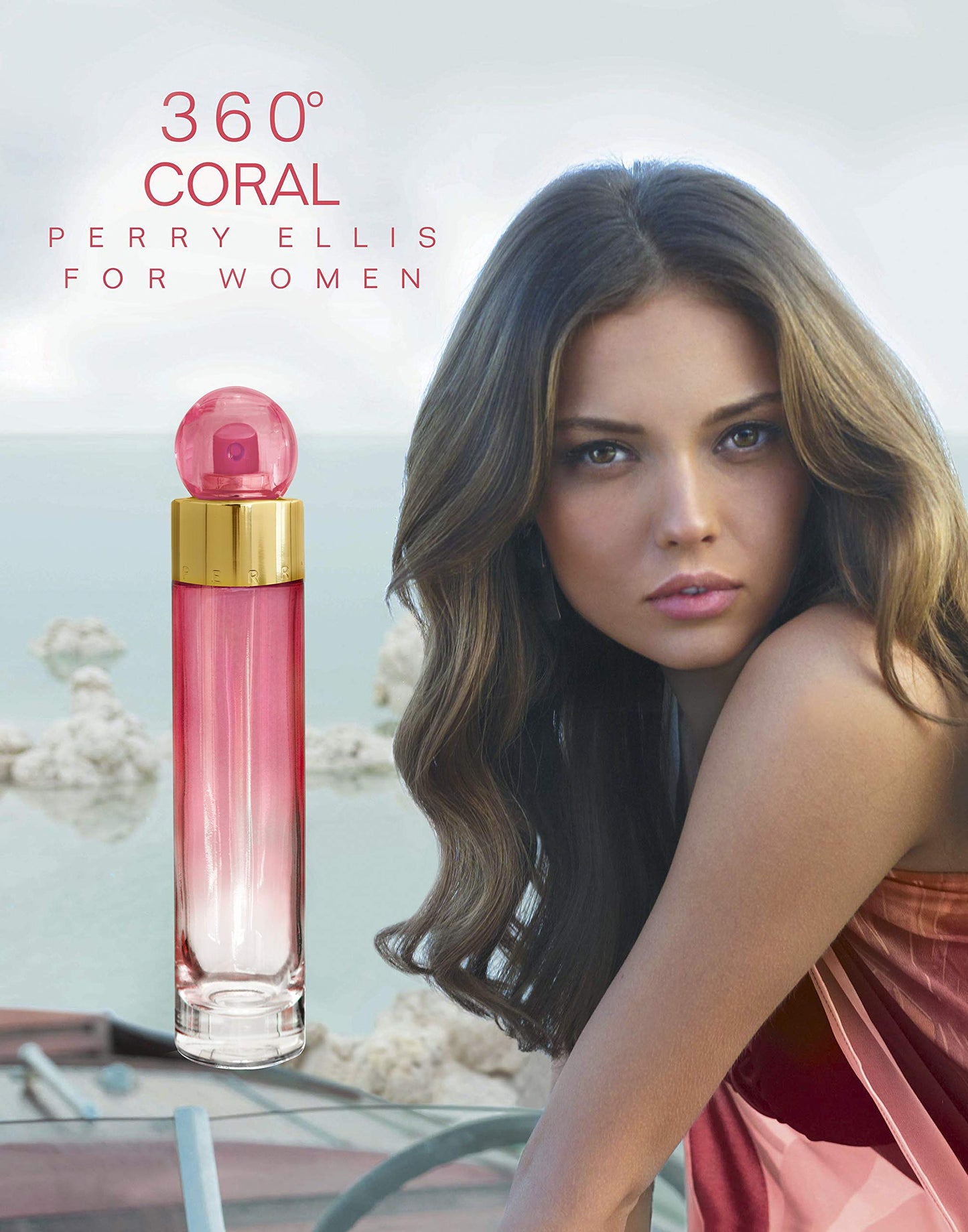 Perry Ellis 360 Coral By Perry Ellis Eau De Parfum Spray 6.8 Oz