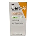 CeraVe Sunscreen Face Lotion SPF 30 2.5 oz with Zinc Oxide, Niacinamide and Ceramides for Broad Spectrum Sun Protection