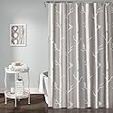 Lush Decor 16T000938 Bird On The Tree Bird on The Tree Shower Curtain, Gray/Blue, 72" x 72"