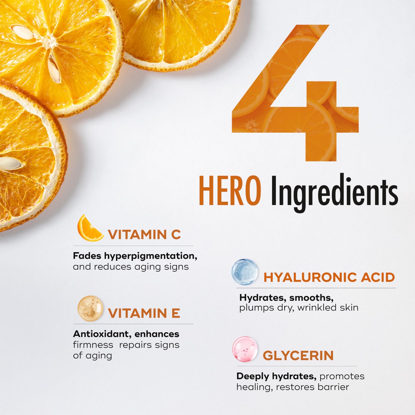 Envy Vitamin C Serum with Vitamin E & Glycerin - Skin, Dark Spot Reduction & Anti-Aging, Dermatologist Tested, Hydrating Glass Skin Serum