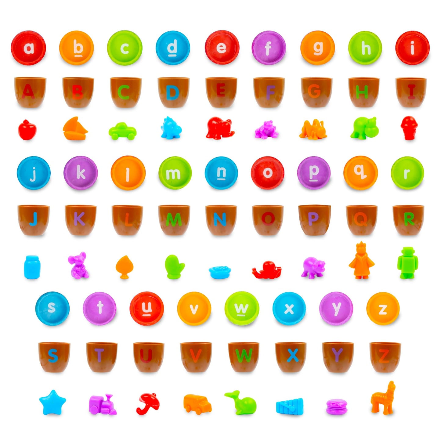 Learning Resources Alphabet Acorns Activity Set – 78-Piece Educational Toy for Toddlers, Letter Recognition, Homeschool, Visual & Tactile Learning, Ages 3+