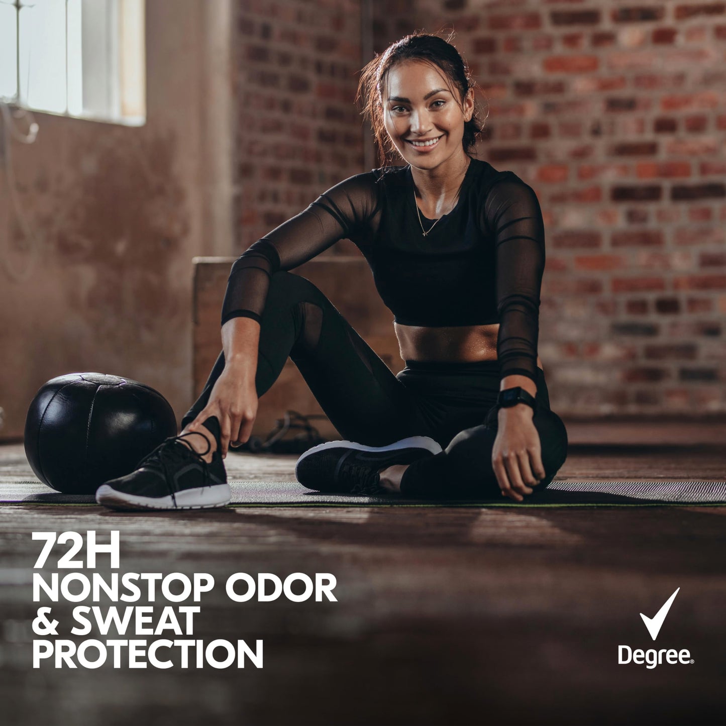 Degree Advanced Protection Antiperspirant Deodorant Sheer Powder for 72-Hour Sweat & Odor Control for Women, with Body Heat Activated Technology, 2.6