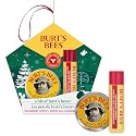 Burt's Bees A Bit of Burt's Bees Cranberry Spritz Lip Balm and Hand Salve Gift Set, Natural Origin Skin Care and Lip Care, 2-Piece Set, 0.15 oz./0.3