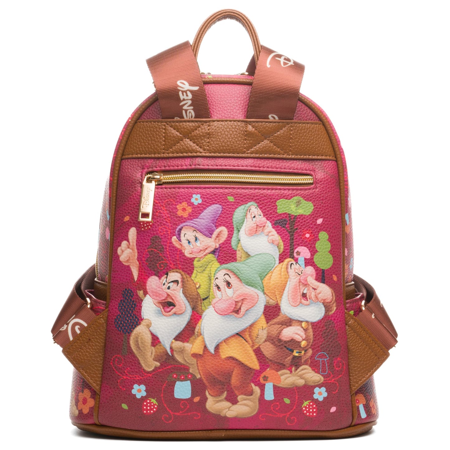 Wondapop Disney Snow White And The Seven Dwarfs 11" Vegan Leather Fashion Mini Backpack