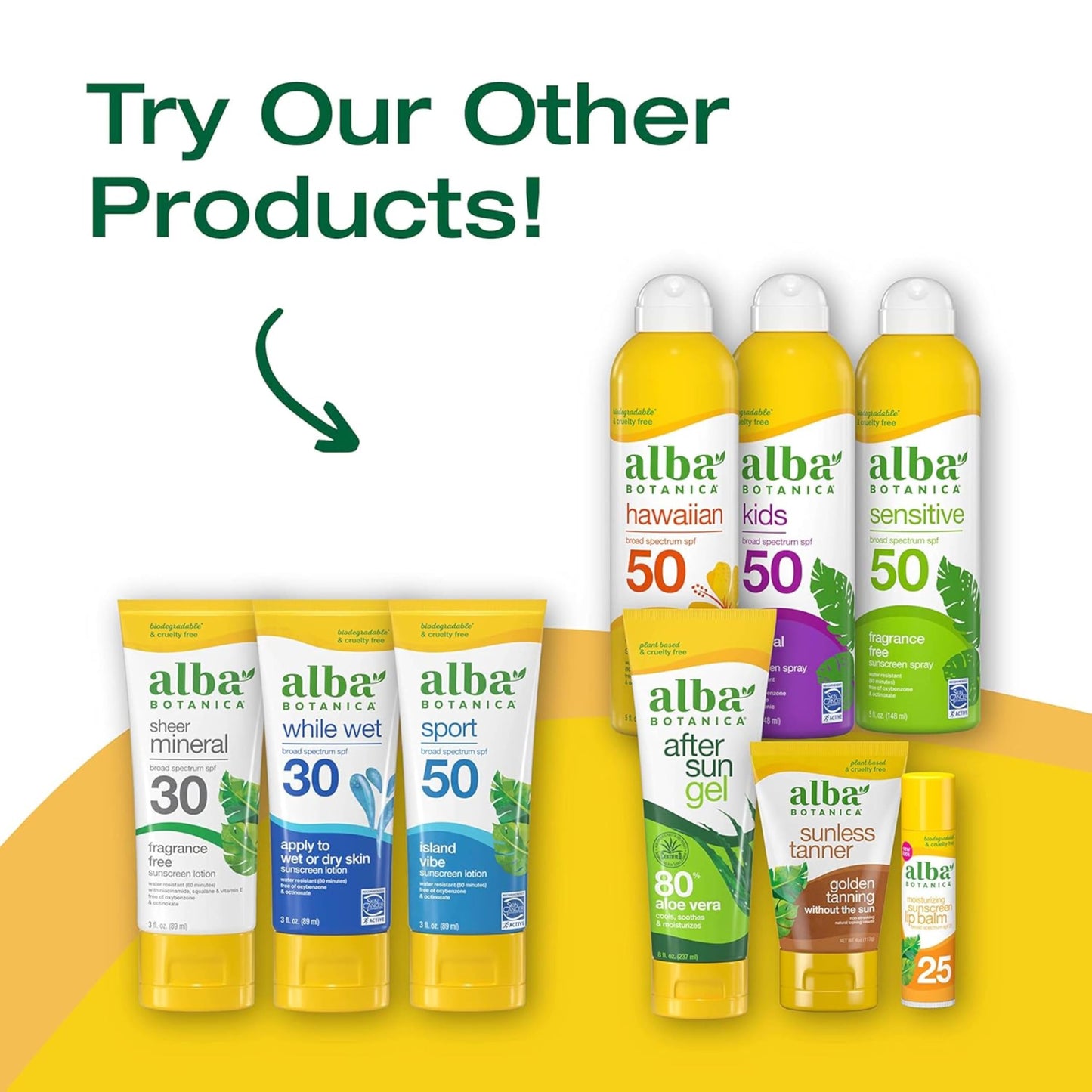 Alba Botanica Spf50 Sunscreen 6 Ounce Clear Spray Fragrance Fre (177ml) (2 Pack)