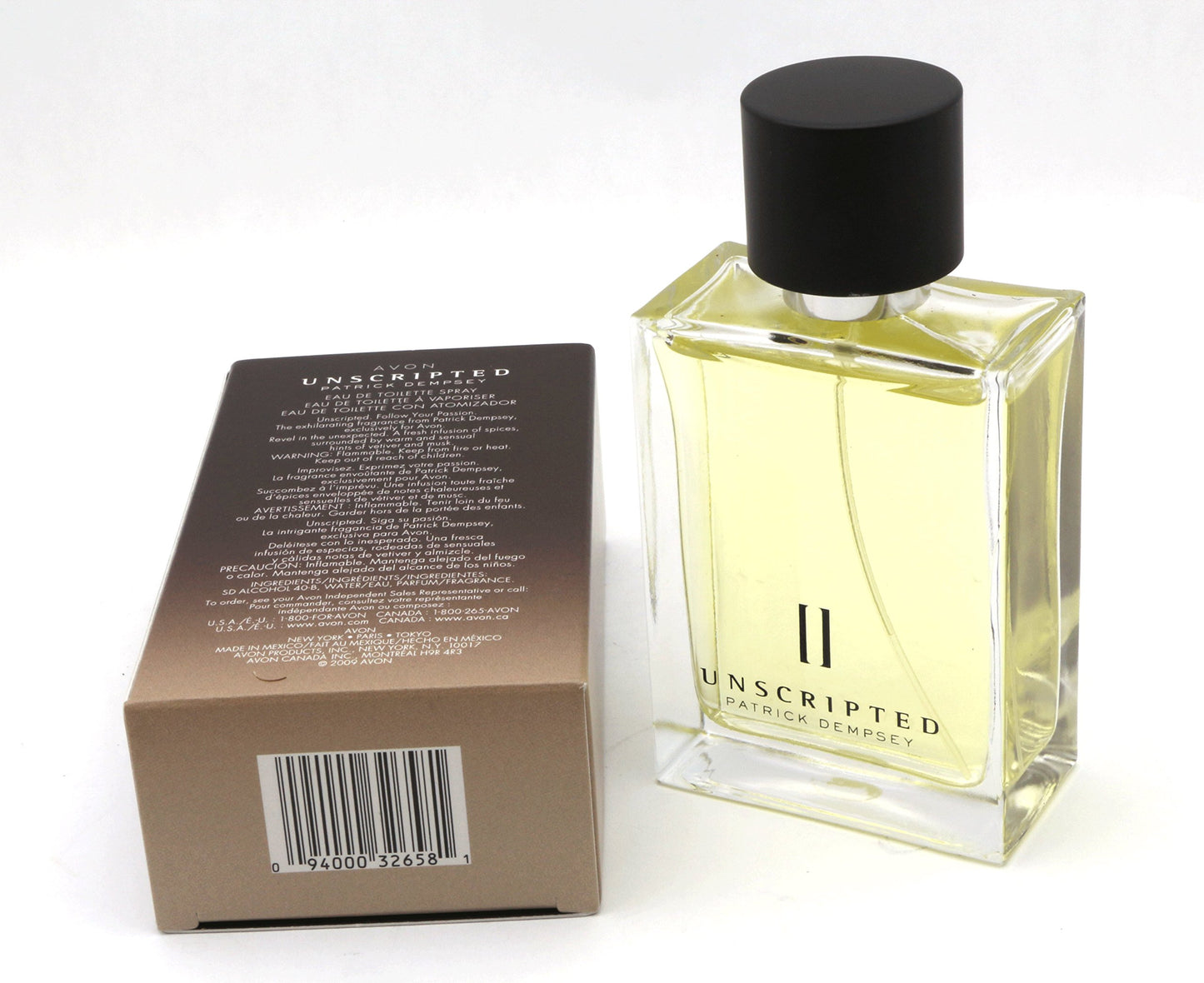 Unscripted by Patrick Dempsey for Avon Eau De Toilette