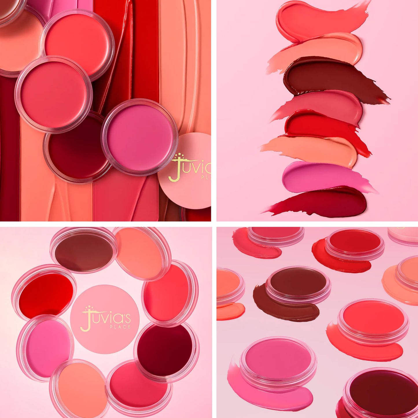 Juvia's Place Blushed Cream Blush - Wild Rose - Multi-Purpose Cream Blush for Cheeks & Lips - 2in1 Formula, Smooth Blendable Texture for a Soft Dewy