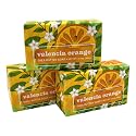Greenwich Bay Trading Company Valencia Orange Shea Butter Soap, 6.4 oz Bars, Set of 3