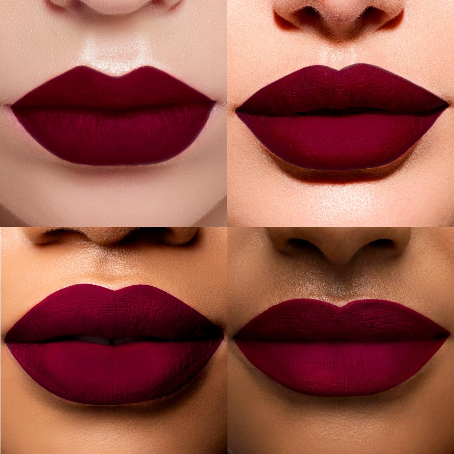Ruby Kisses Velvet Lip Cream, Matte Finish Lipstick, Rich Color, Long Lasting Lip Stain, Lightweight, Nourishing, Hydration, High Pigment Lip Tint (SCARLET ROUGE)