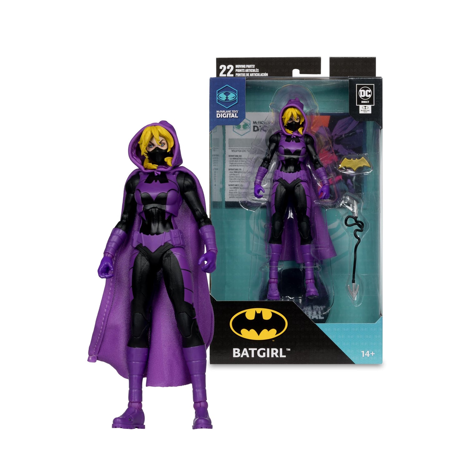 McFarlane Toys- DC Direct Batgirl (Stephanie Brown) 7in Action Figure with Digital Collectible
