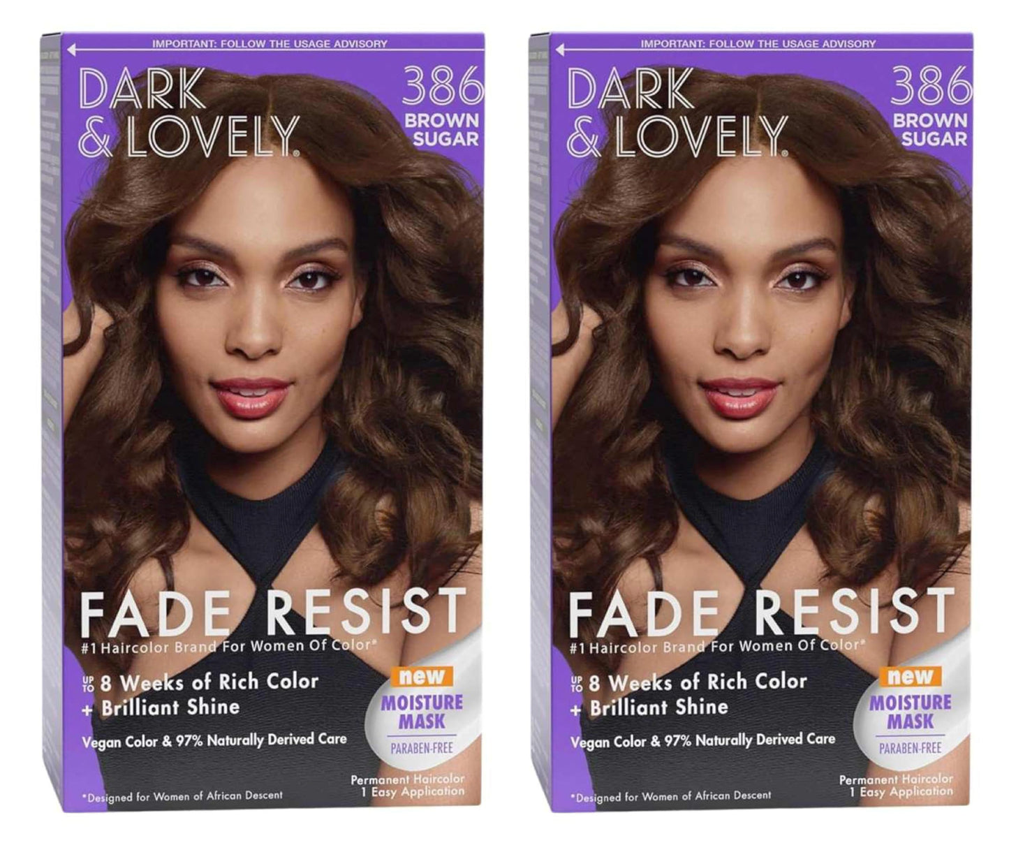 Dark & Lovely Color #386 Brown Sugar (2 Pack)