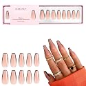 KIARA SKY PROFESSIONAL NAILS XPRESS PRO 100% ACRYLIC PRESS ON NAILS (Blackout) Beauty & Personal Care KIARA SKY