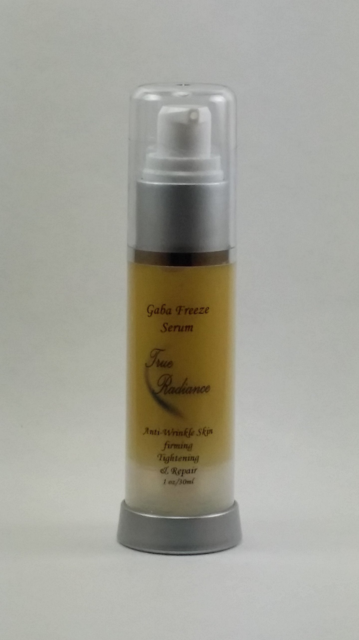 Gaba Freeze 24/7 Serum for Skin tightening, firming and sagging prevention. Also has 17% GABA (Gamma Amino Butryic Acid) causes Crease Release